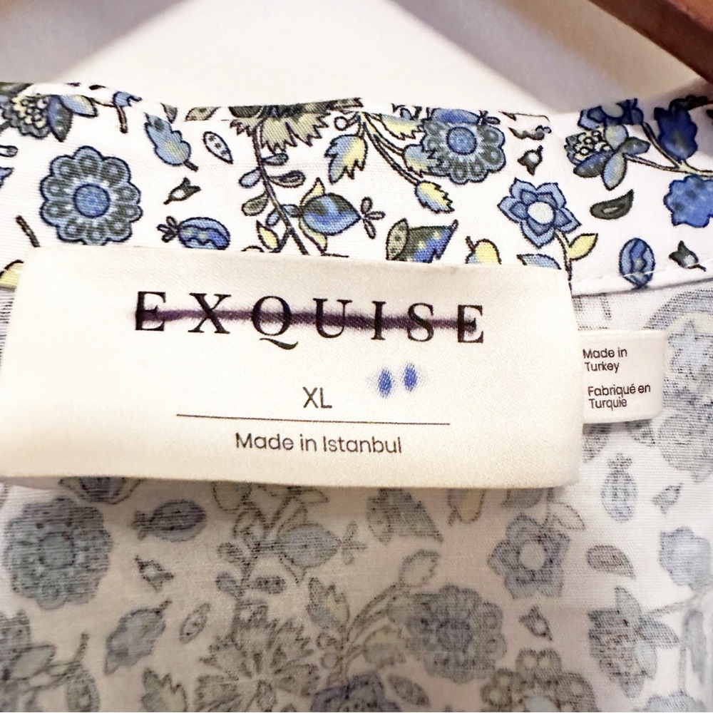 Anthropologie The Tobie Mini Shirt Dress by Exquise - Picture 7 of 7